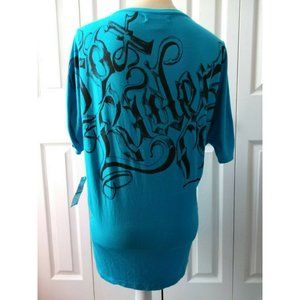 NWT Fox Racing Empire Top Maul Blue Size M
